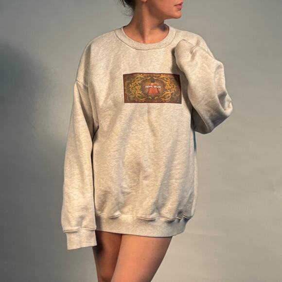 Fucking Awesome Dharma Crew Sweat – Heather Grey (XL) - Picture 1 of 4